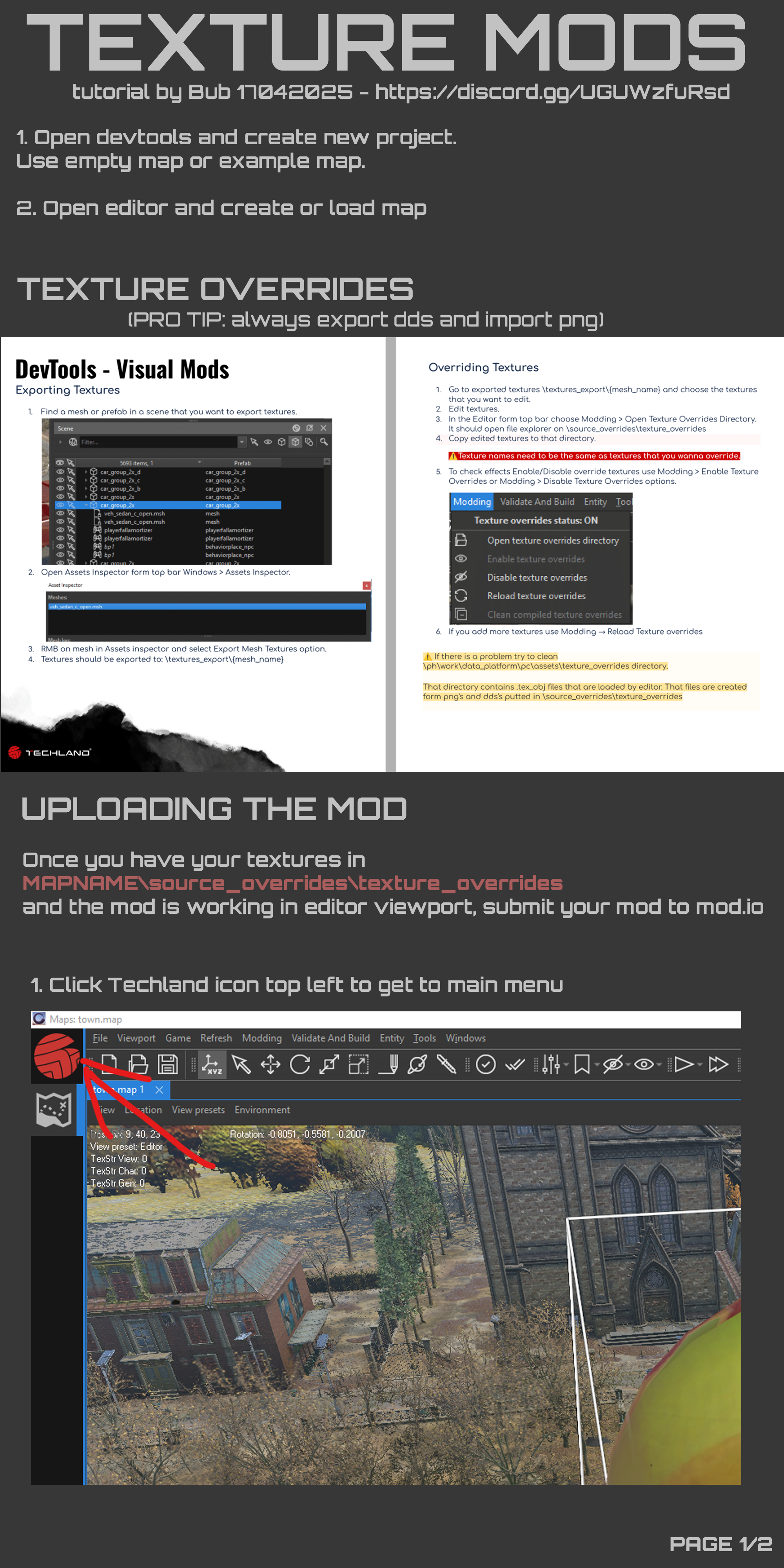 How to create Visual Mods guide for Dying Light 2 Stay Human - mod.io