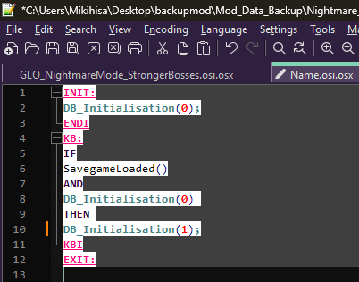 OsirisV4 - Notepad++ UDL v2.1 setup for Osiris stories. guide for ...