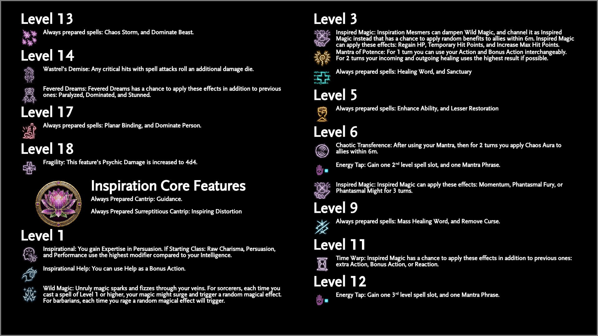 Mod Class 2 Mesmer Class Mod Inspired by Guild Wars for Baldur's Gate 3 - mod.io