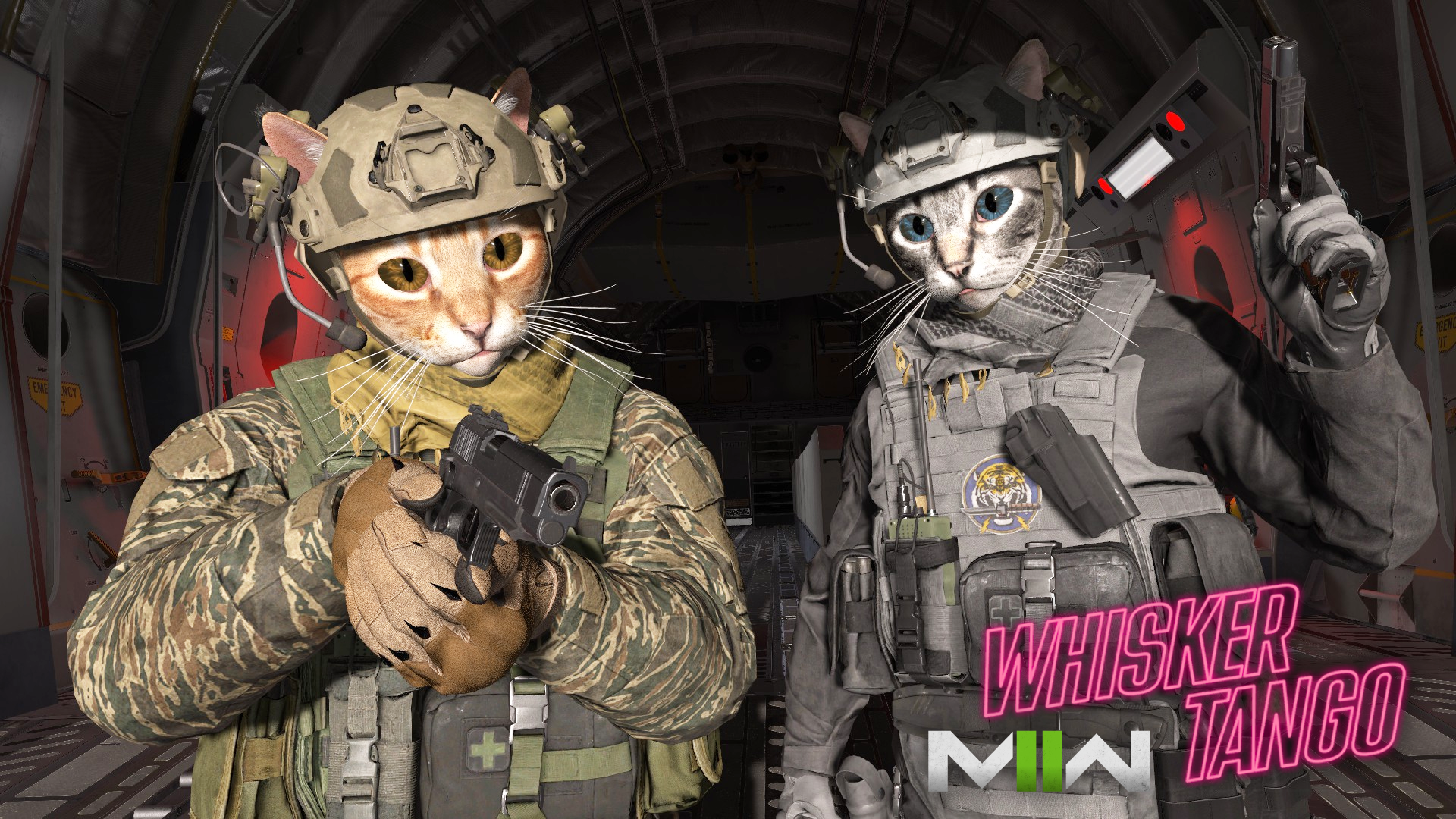 Whisker Tango Cat Avatar Pack | COD MWII [PATCH 6] for Bonelab - mod.io
