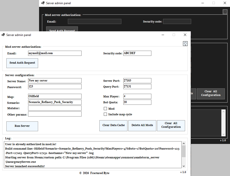 Server Admin Panel guide for Insurgency: Sandstorm - mod.io