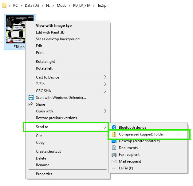 How To Prepare Files For Upload guide for Flashing Lights - mod.io