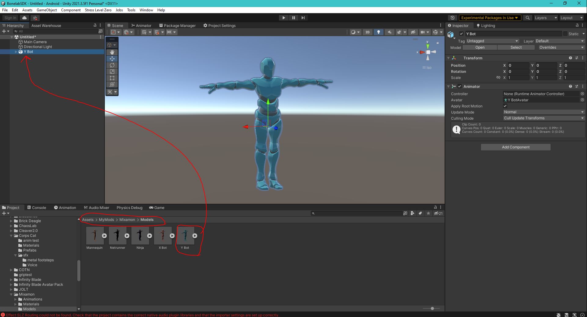 Mixamon - Unity Basic Rig Examples guide for Bonelab - mod.io