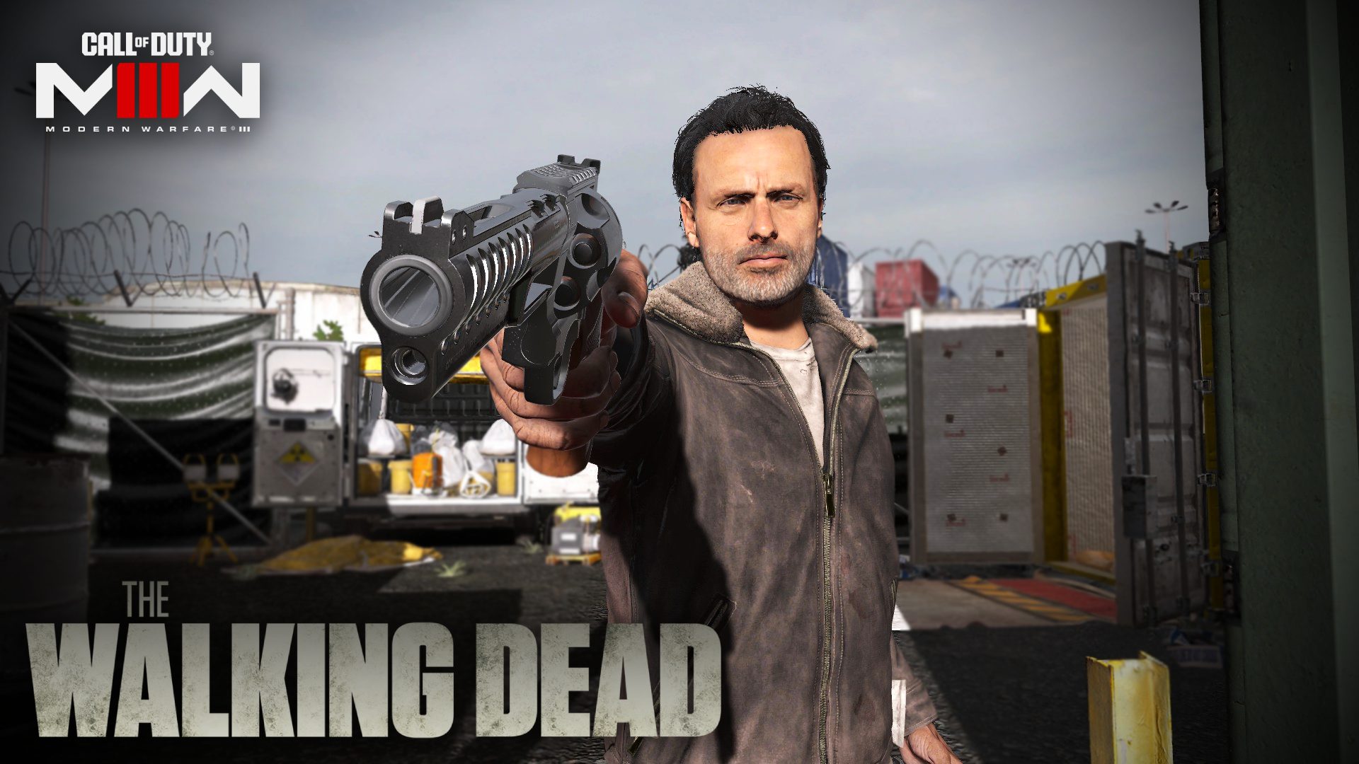Twd Cod Rick Grimes Bundle - The Walking Dead x COD MW3 for Bonelab - mod.io