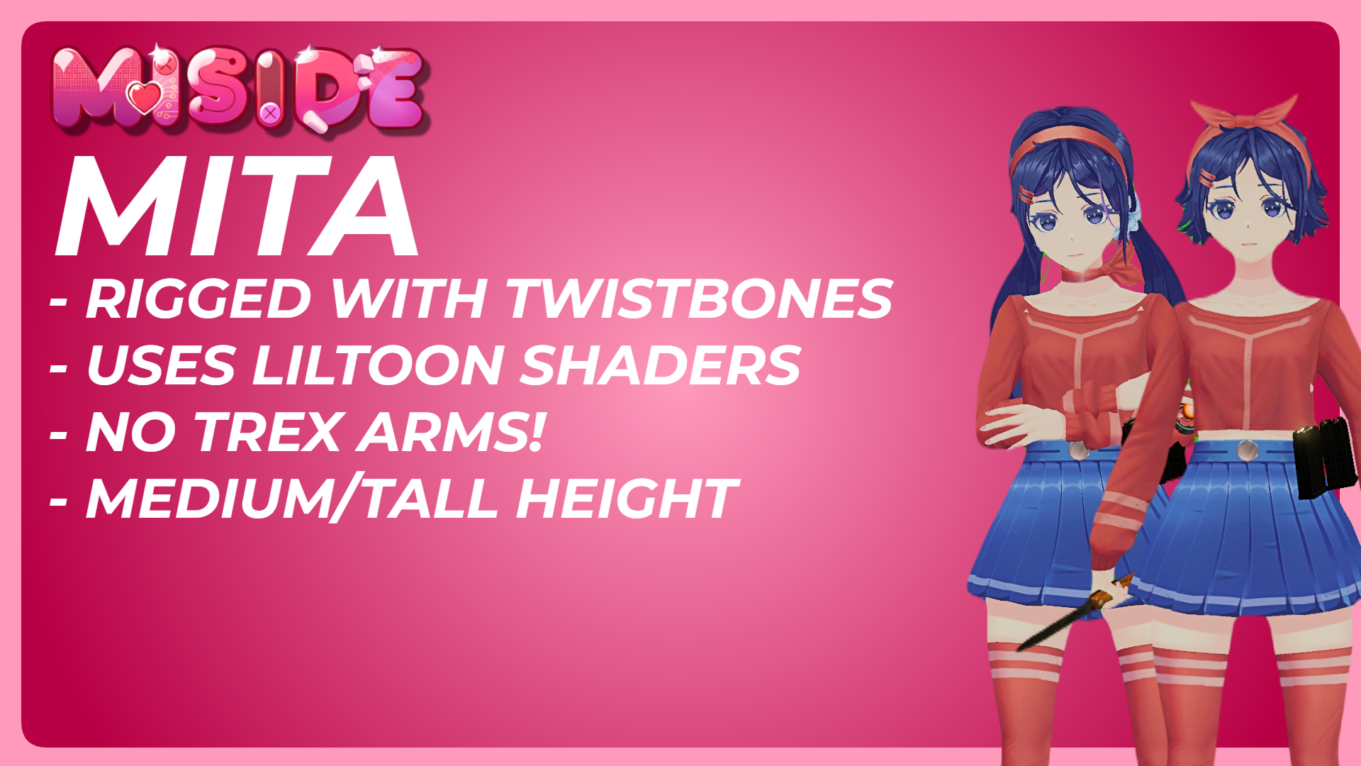 Mita Pack - MiSide for Bonelab - mod.io