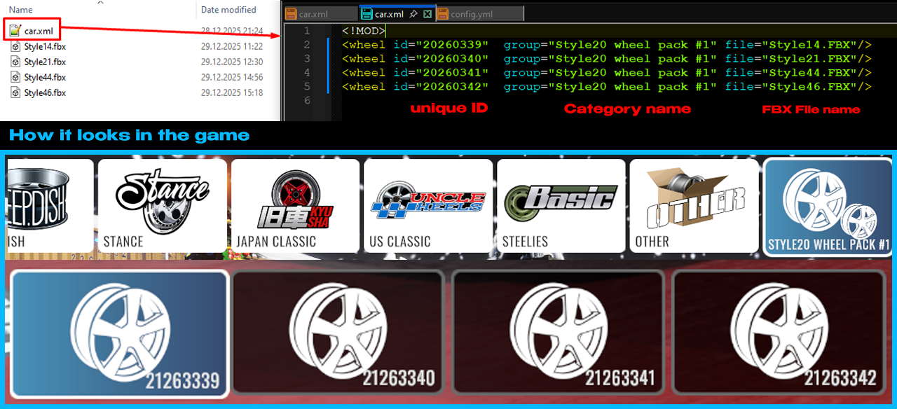 Dxo Racing Mod How to make car wheel guide for CarX Drift Racing Online - mod.io