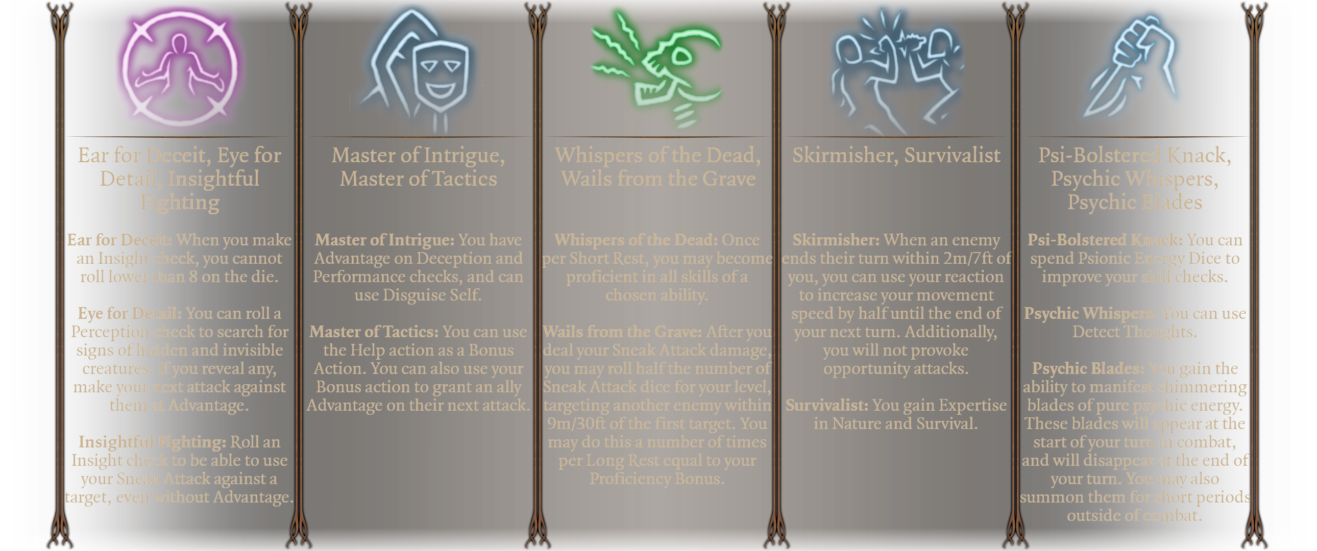 Book of Rogues - 5e Rogue Subclasses at Baldur's Gate 3 Nexus - Mods ...