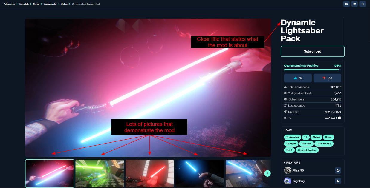 How to avoid getting scammed from fake mods guide for Bonelab - mod.io