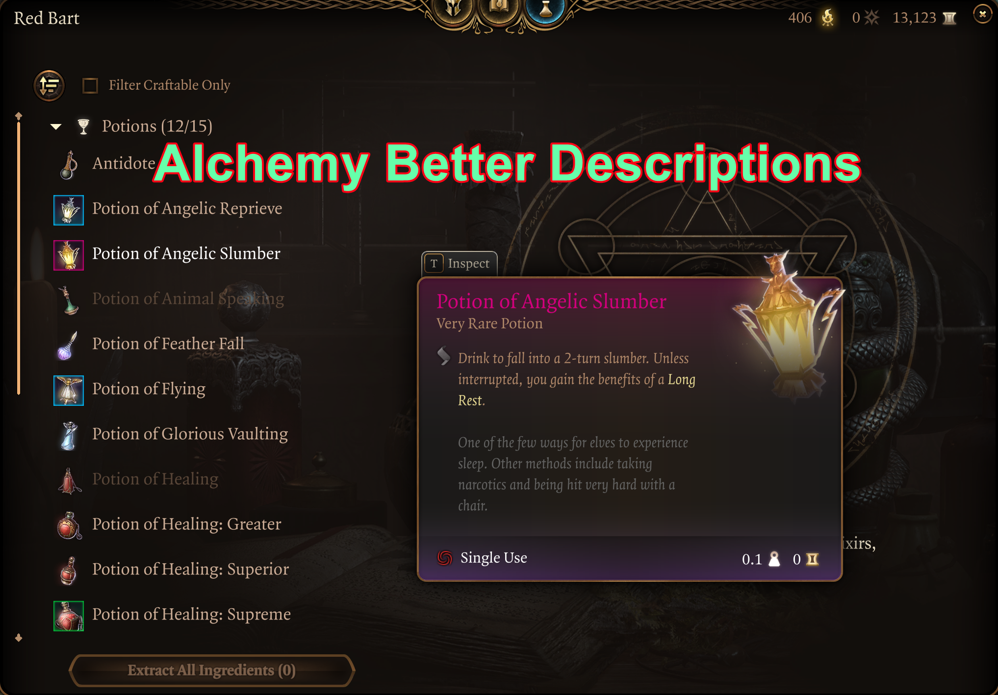 炼金术更佳描述 (Alchemy Better Descriptions)