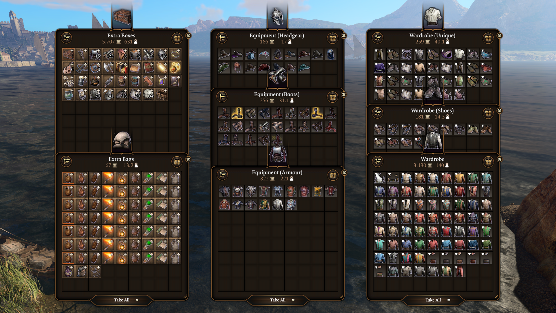 袋子和箱子 (Bags and Boxes)