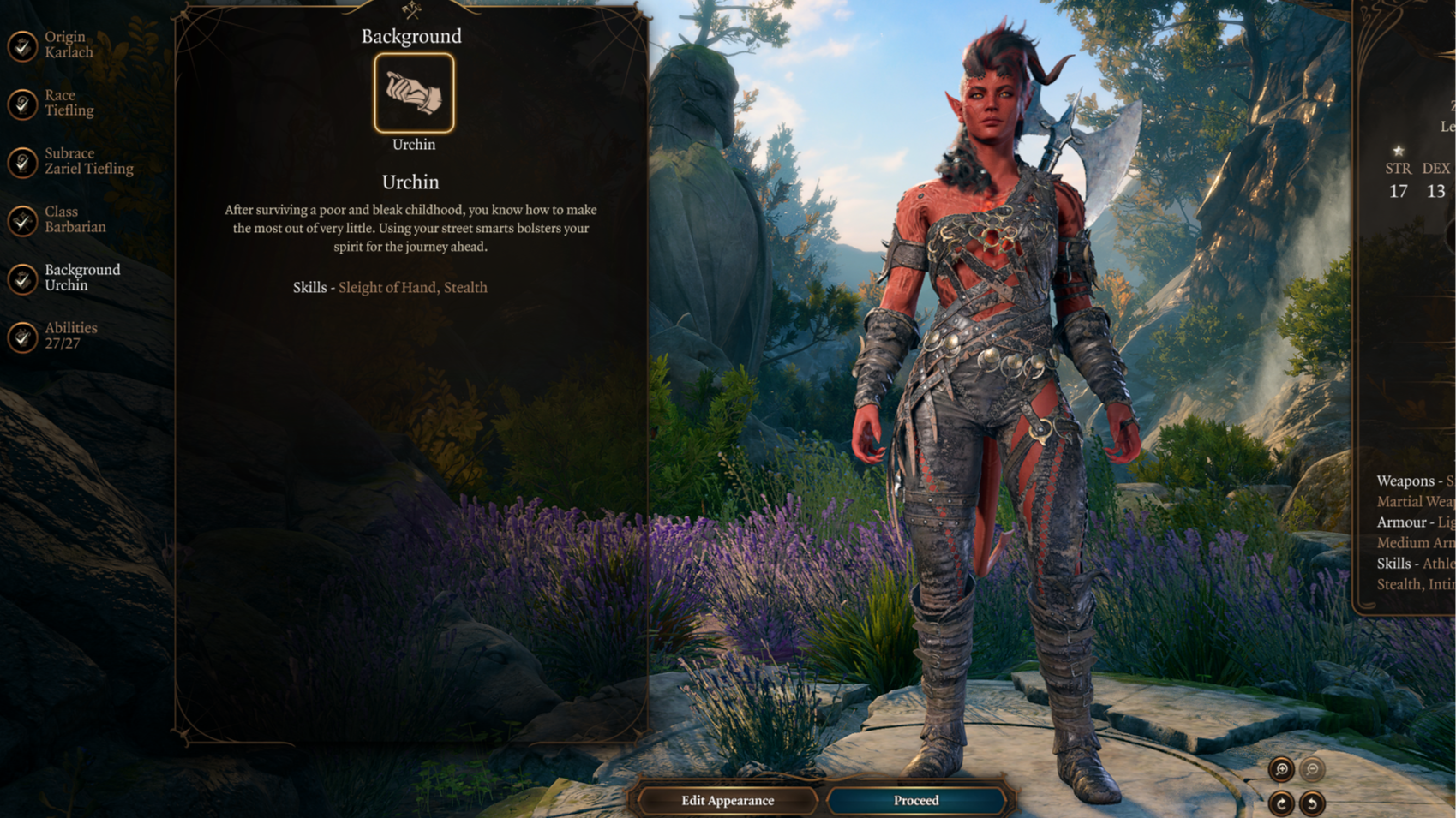 卡尔拉奇海胆背景 (Karlach Urchin Background)