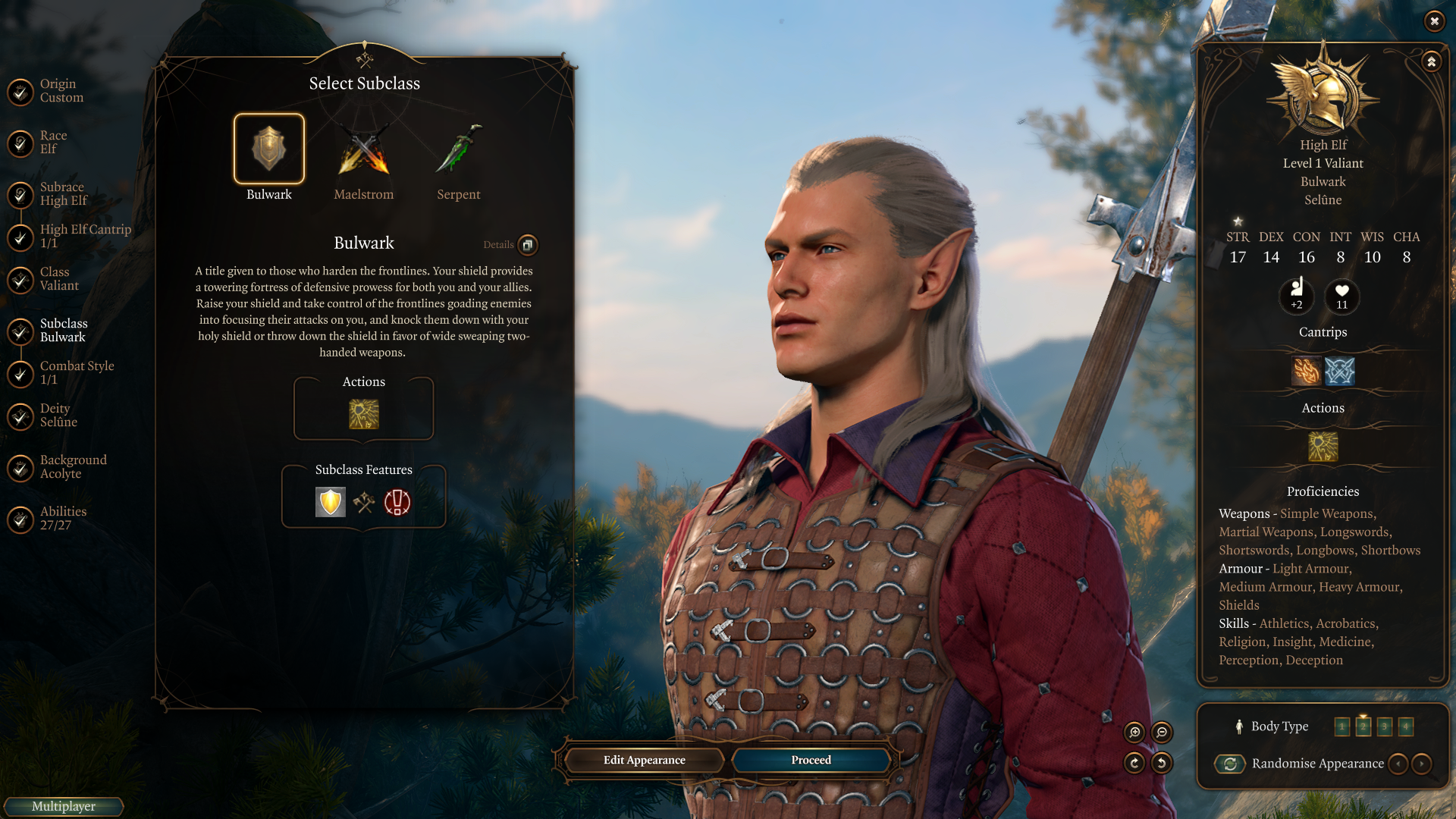 英勇者职业 (The Valiant Class)