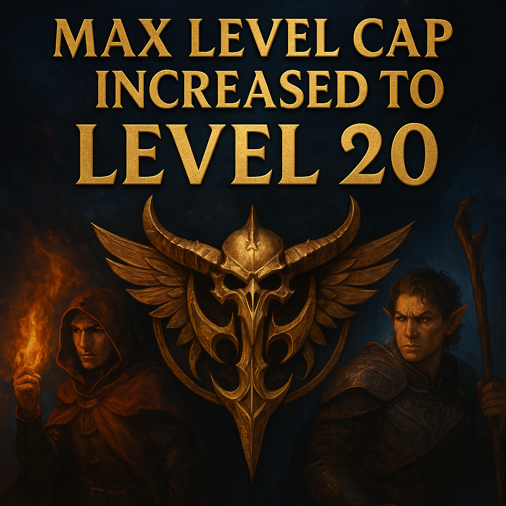 等级上限至20 – 不需要经验值修改 (Level 20 – No XP Modifier Required)