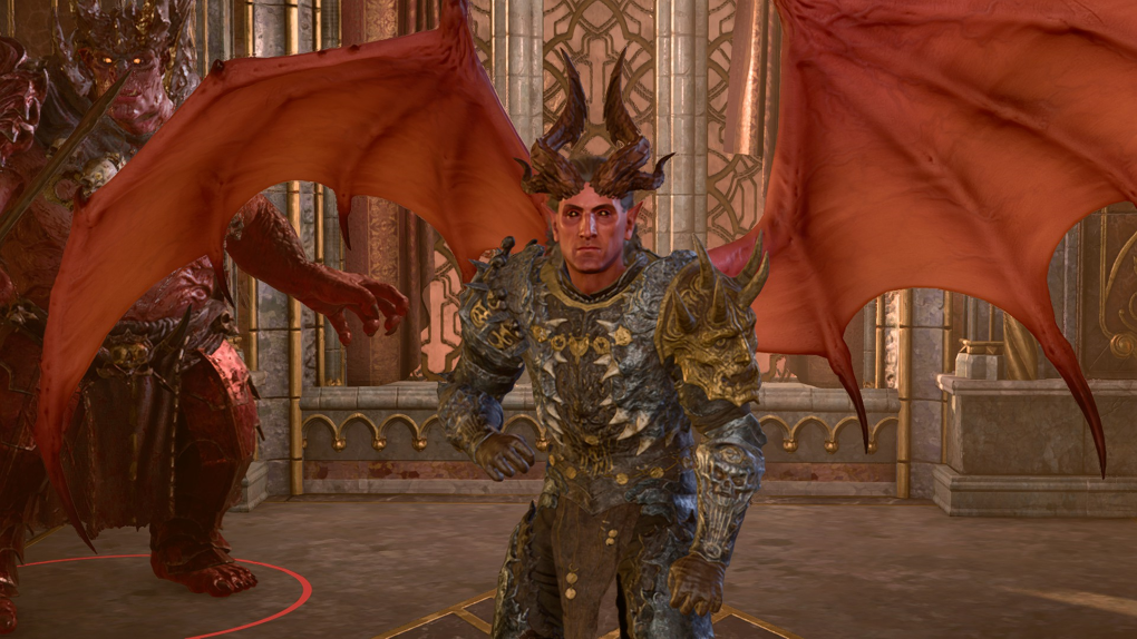 拉斐尔地狱黄昏盔甲（仅坎比亚形态） (Raphael in Helldusk Armour(Cambion only))