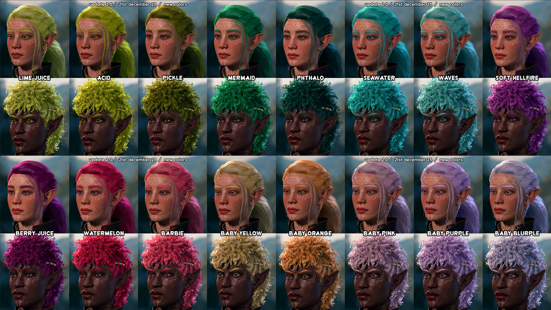 ASTRL 发色补充模组 (ASTRL Hair Color Supplement)