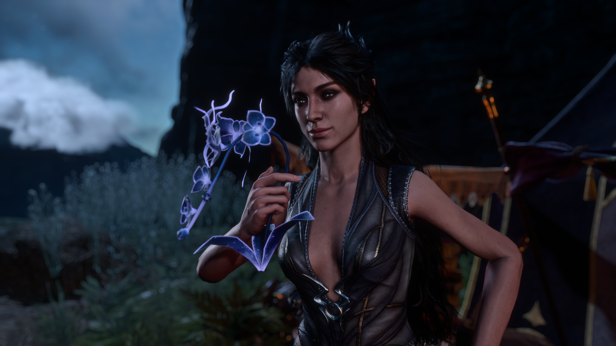 夜兰花的恩赐 – 阴影之心专属增益 (Night Orchid’s Grace – Shadowheart Exclusive Buff)