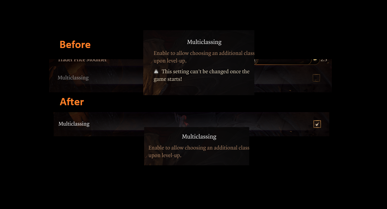 可切换多职业 (Toggleable Multiclassing)