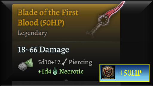 初血之刃（+50HP） (Blade of the First Blood (+50HP))