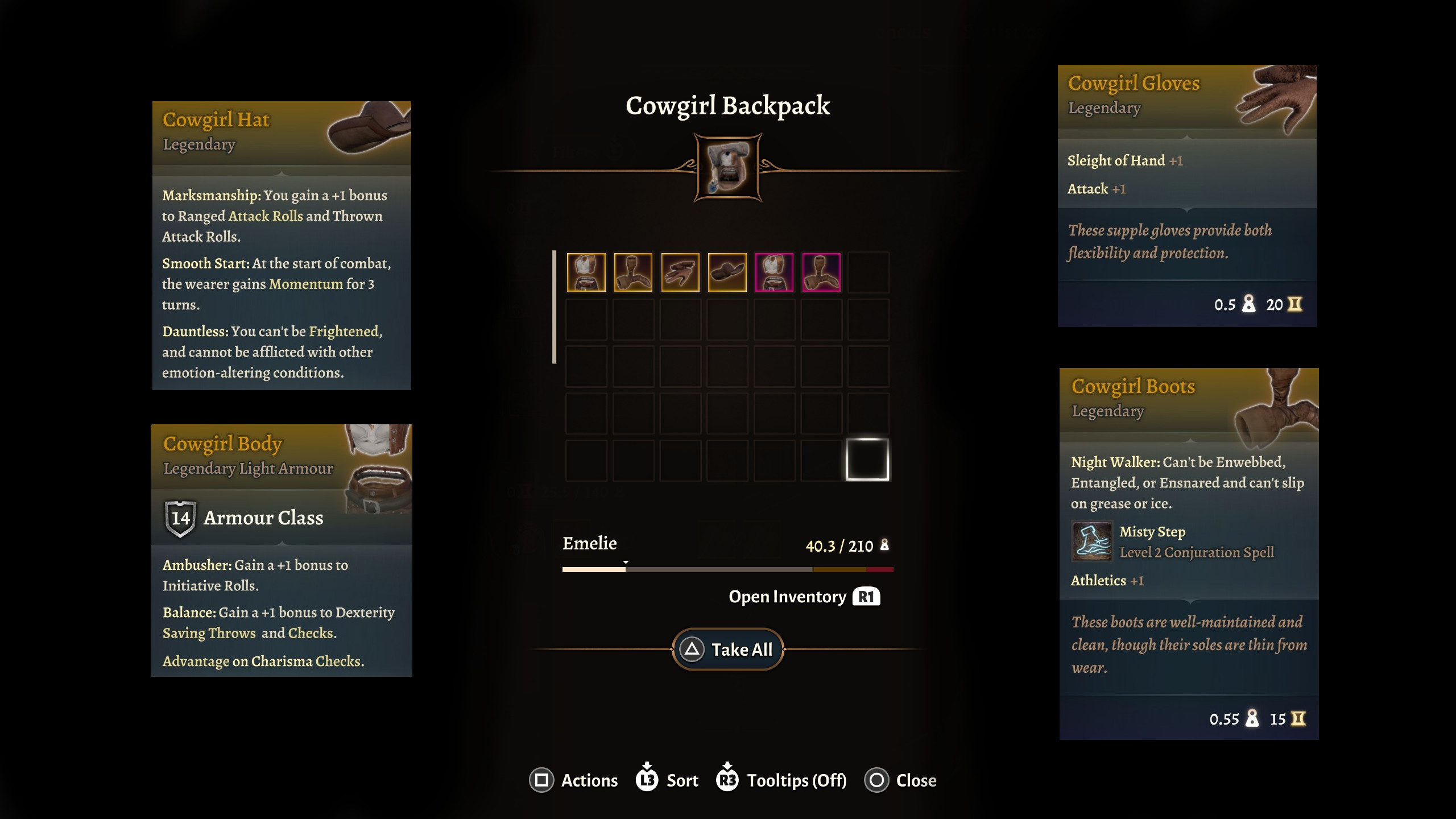 牛仔女郎服装套装 (Cowgirl Clothing Set)