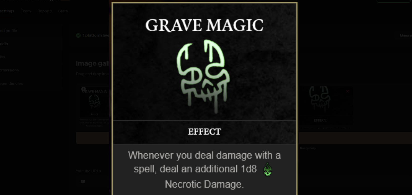 亡灵魔法斗篷 (Cloak of Grave Magic)