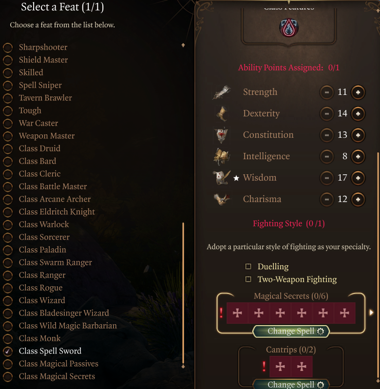 Nadrel 的自定义职业专长 (Nadrel’s Custom Class Feats)