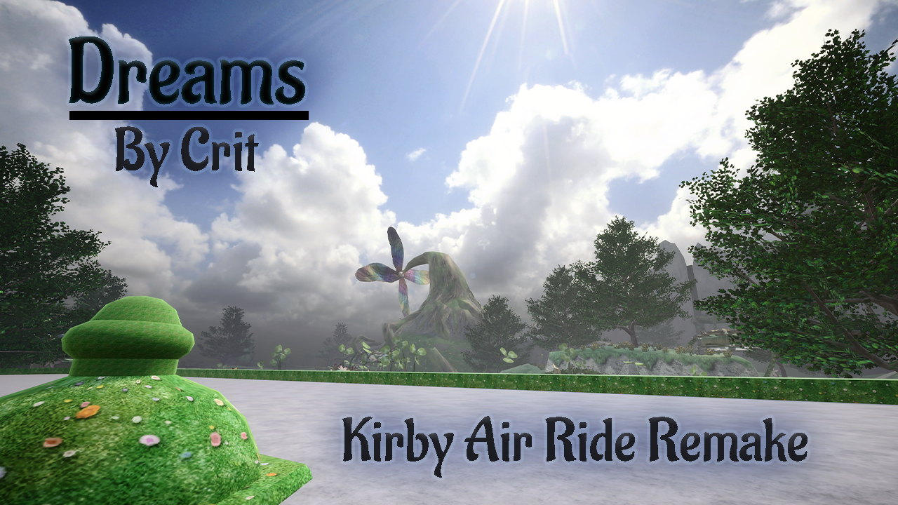 Dreams park fantasy Kirby Air Ride Remake by Crit mod for Skater XL - mod.io