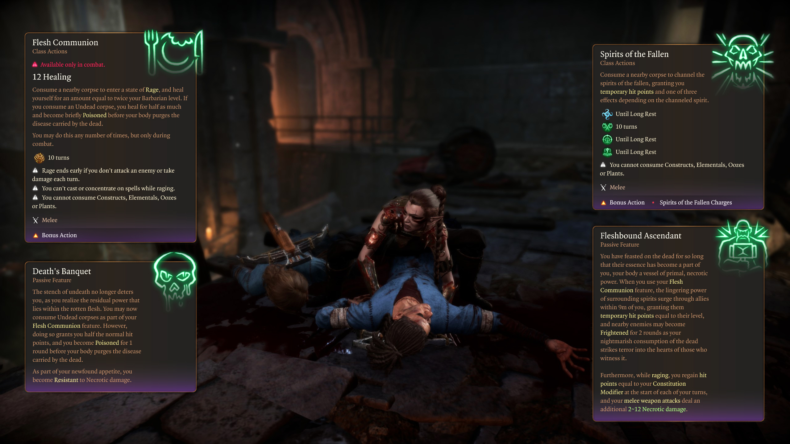 食尸者野蛮人副职业 (Path of the Corpse Eater Barbarian Subclass)