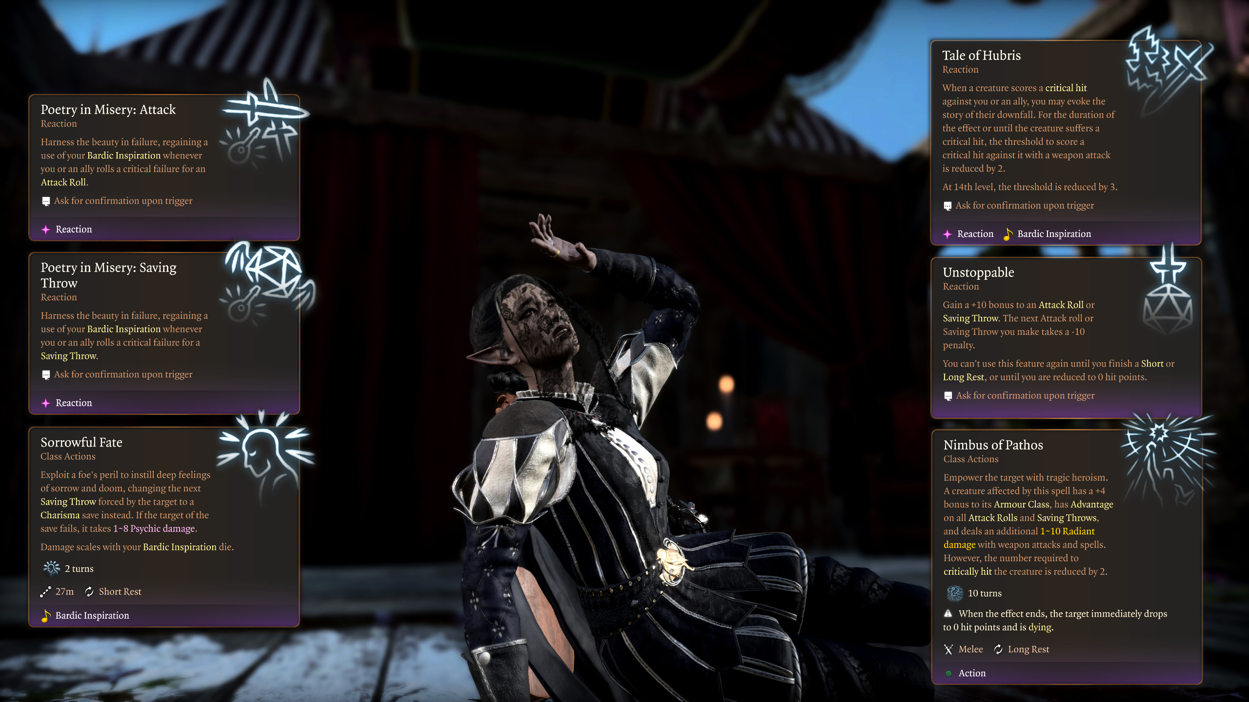 悲剧学院吟游诗人副职业 (College of Tragedy Bard Subclass)