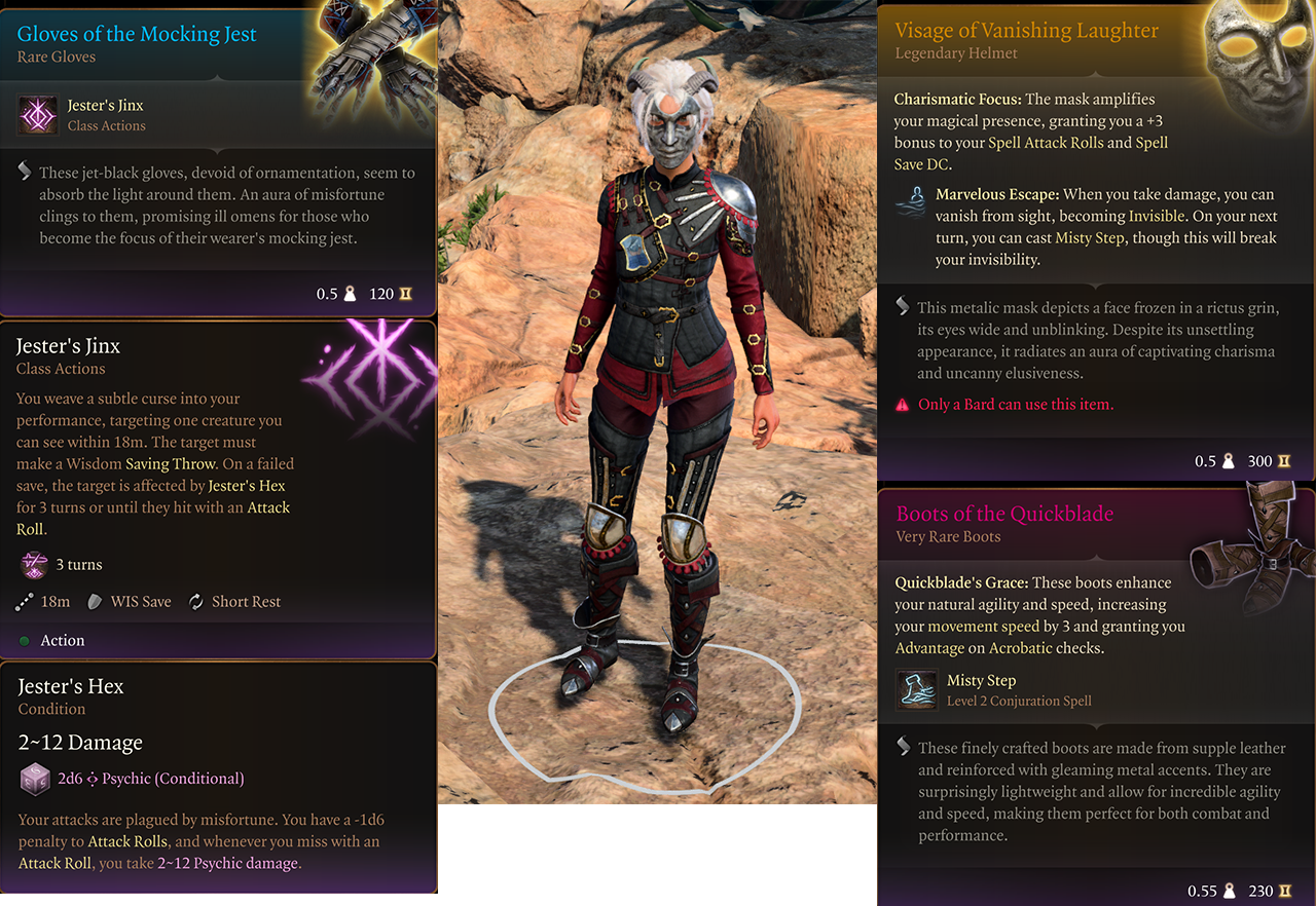 乐与钢：吟游诗人装备 (Song and Steel: Bard Equipment)