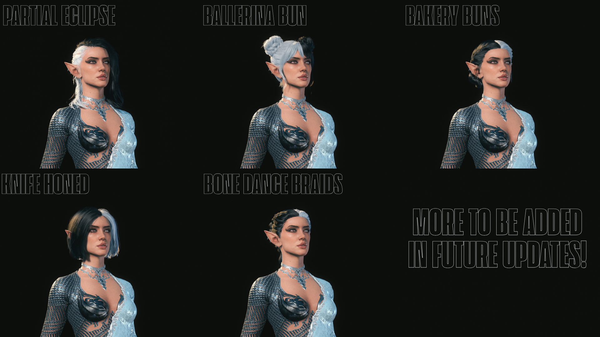 CHAR的分染发模组 – 第2卷 (CHAR’s Split Dye Hair – Vol 2)