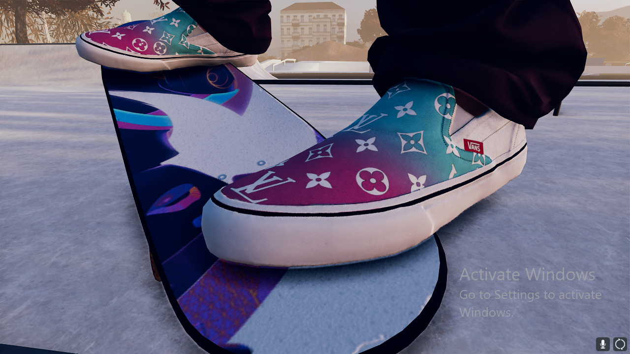 vans slip on x louis vuitton