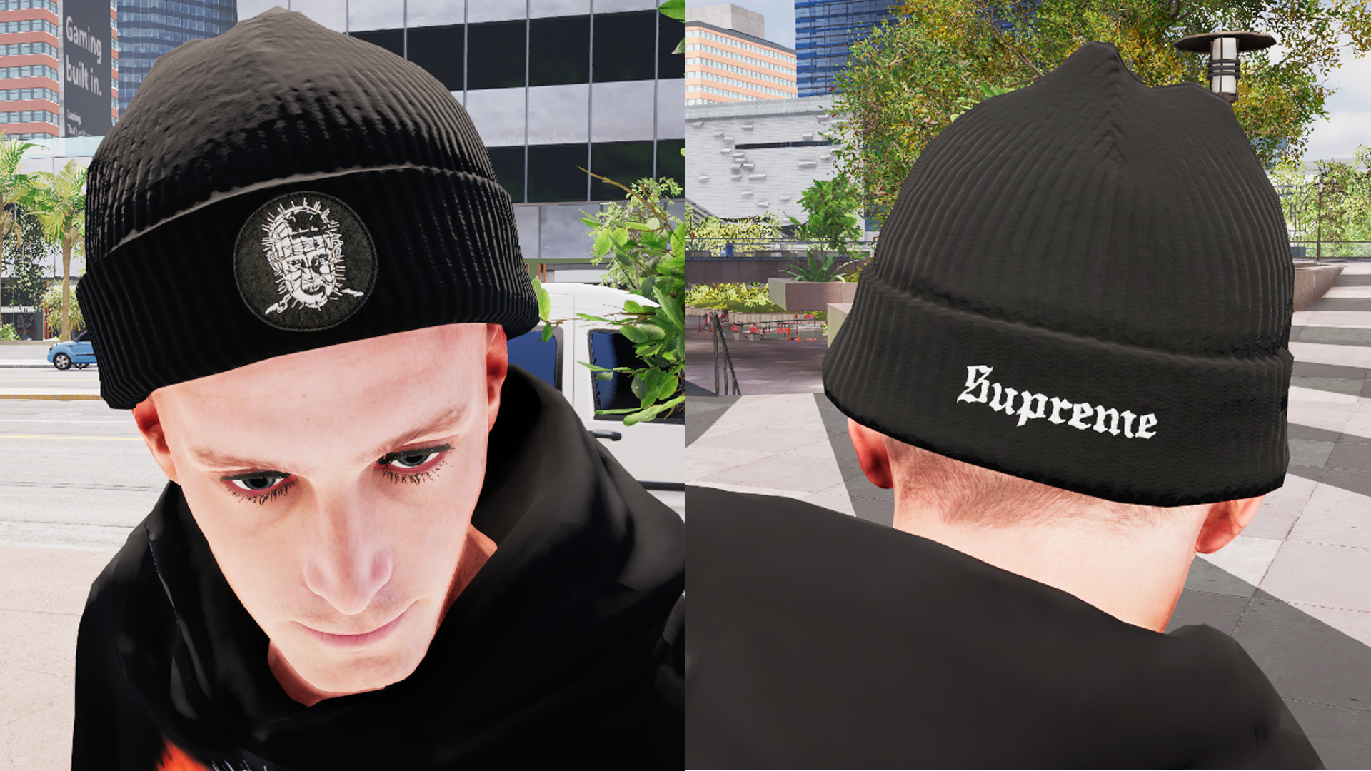 supreme hellraiser beanie