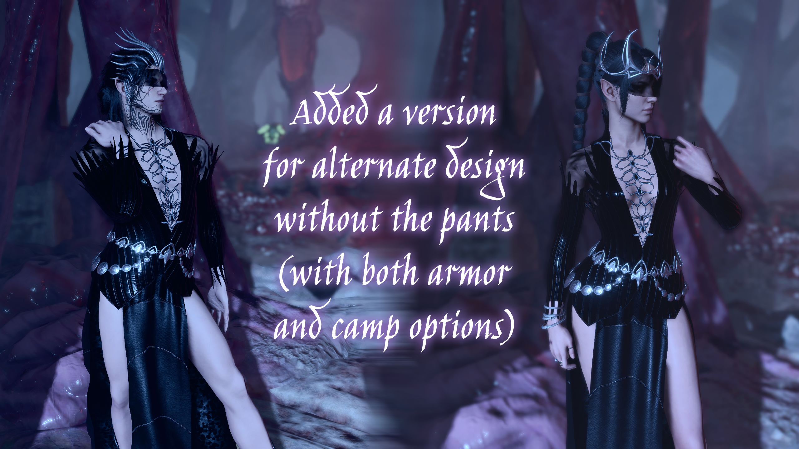 Sharraith 装备 – 阴影锻造护甲套装 (Sharraith Outfit – Shadowforged Armour Set)