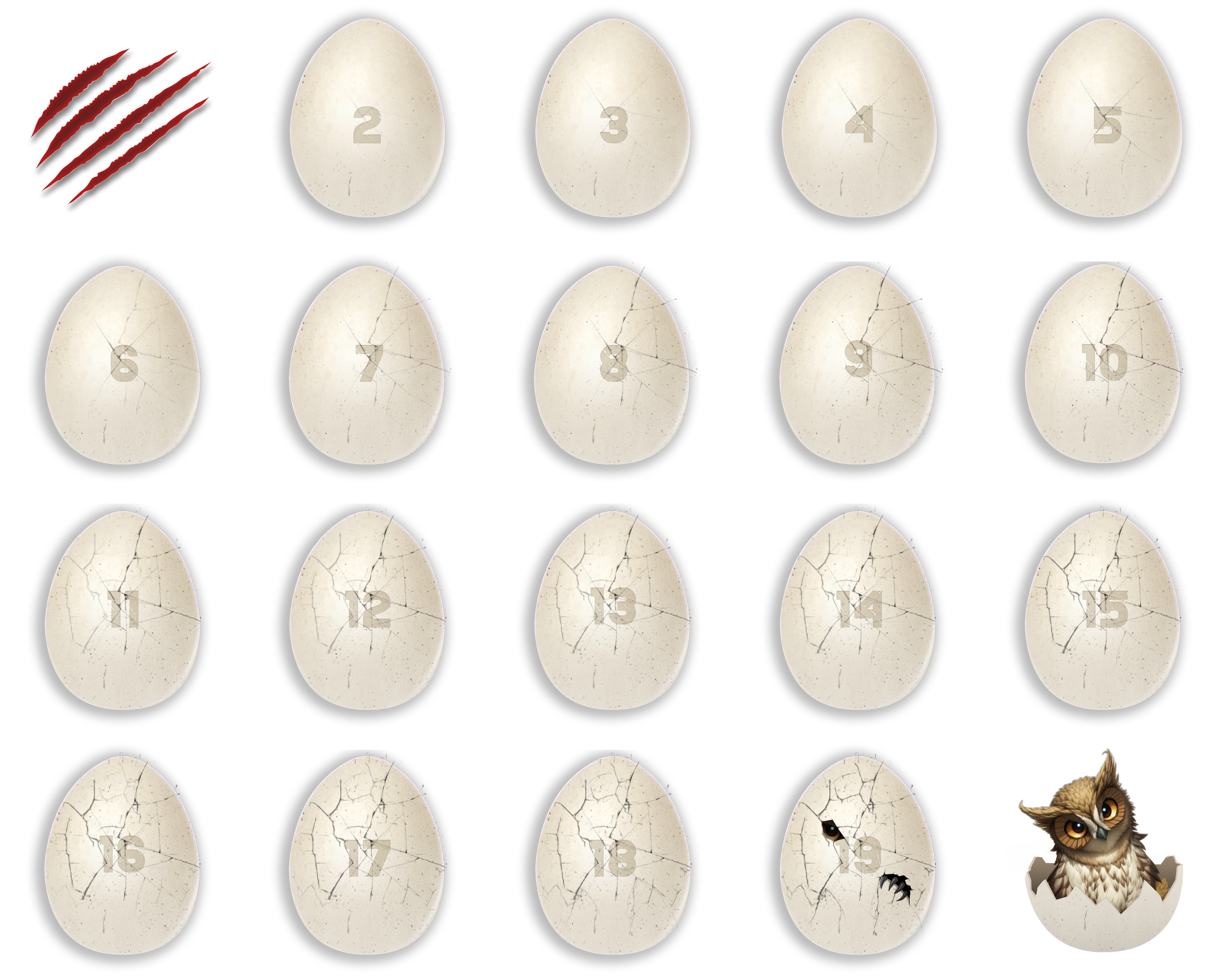 猫头鹰熊蛋骰子 (Owlbear Egg Dice)