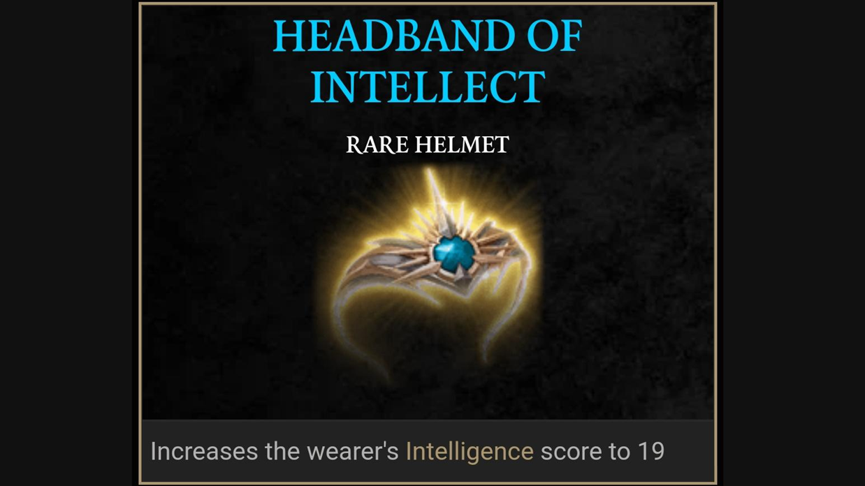 智力头环 (Headband of Intellect)