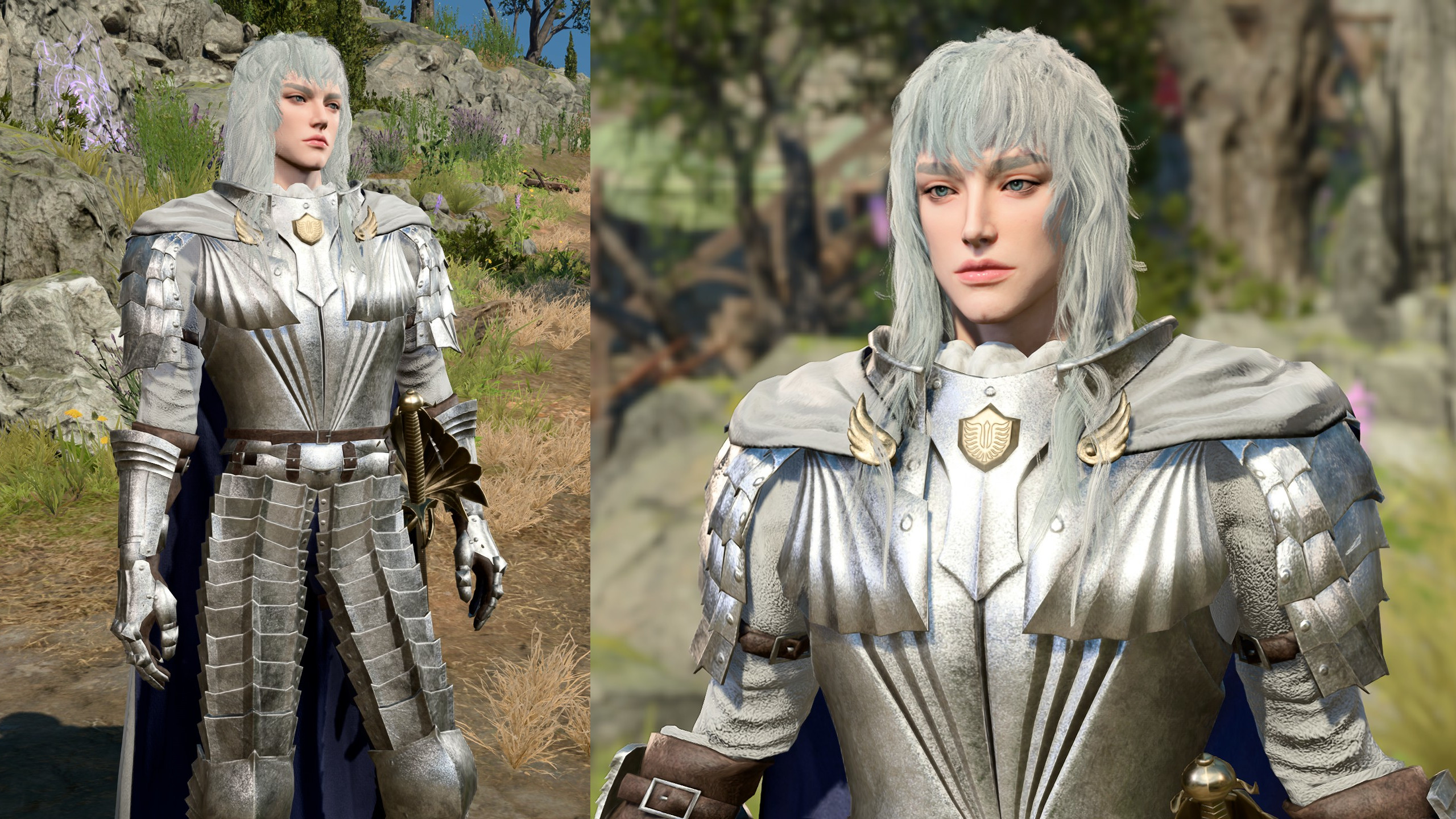 狂战士 Griffith 武器装甲套装 (Berserk Griffith Armor + Weapon Set)