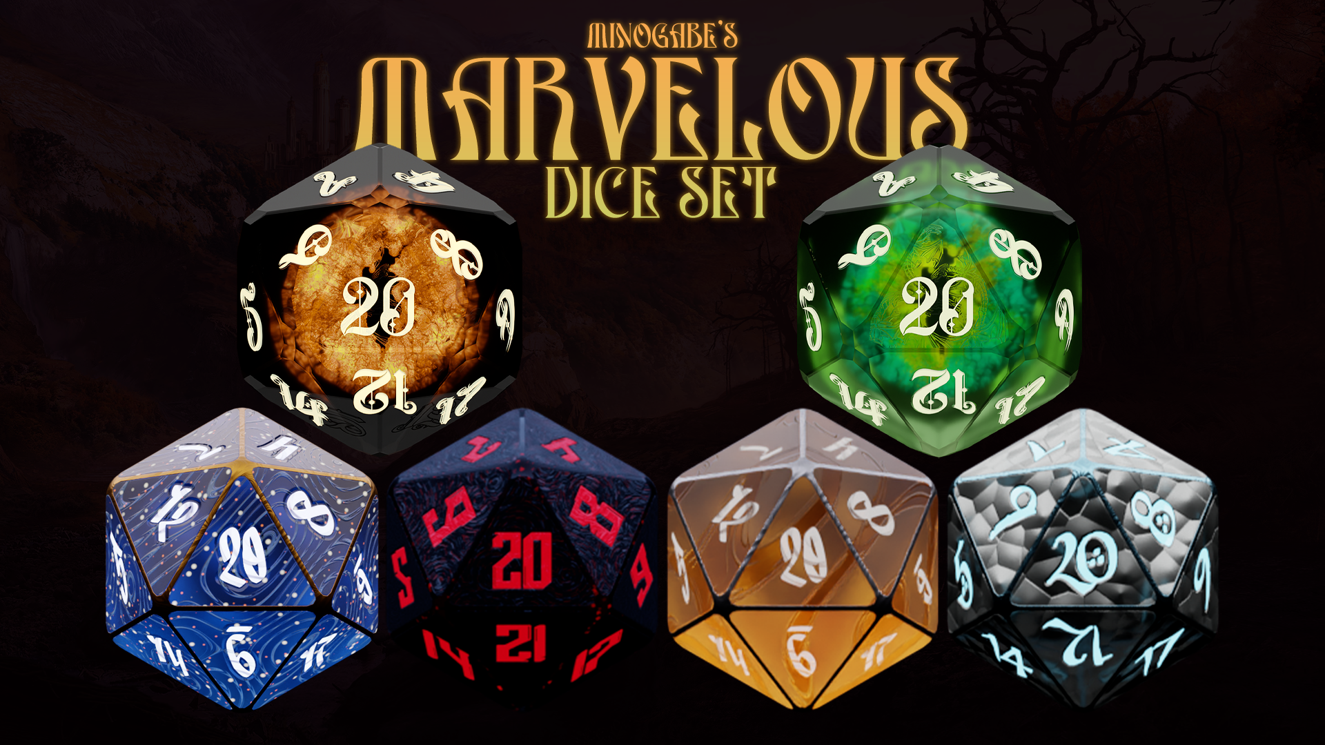 Marvelous骰子套装 (Marvelous DiceSet)