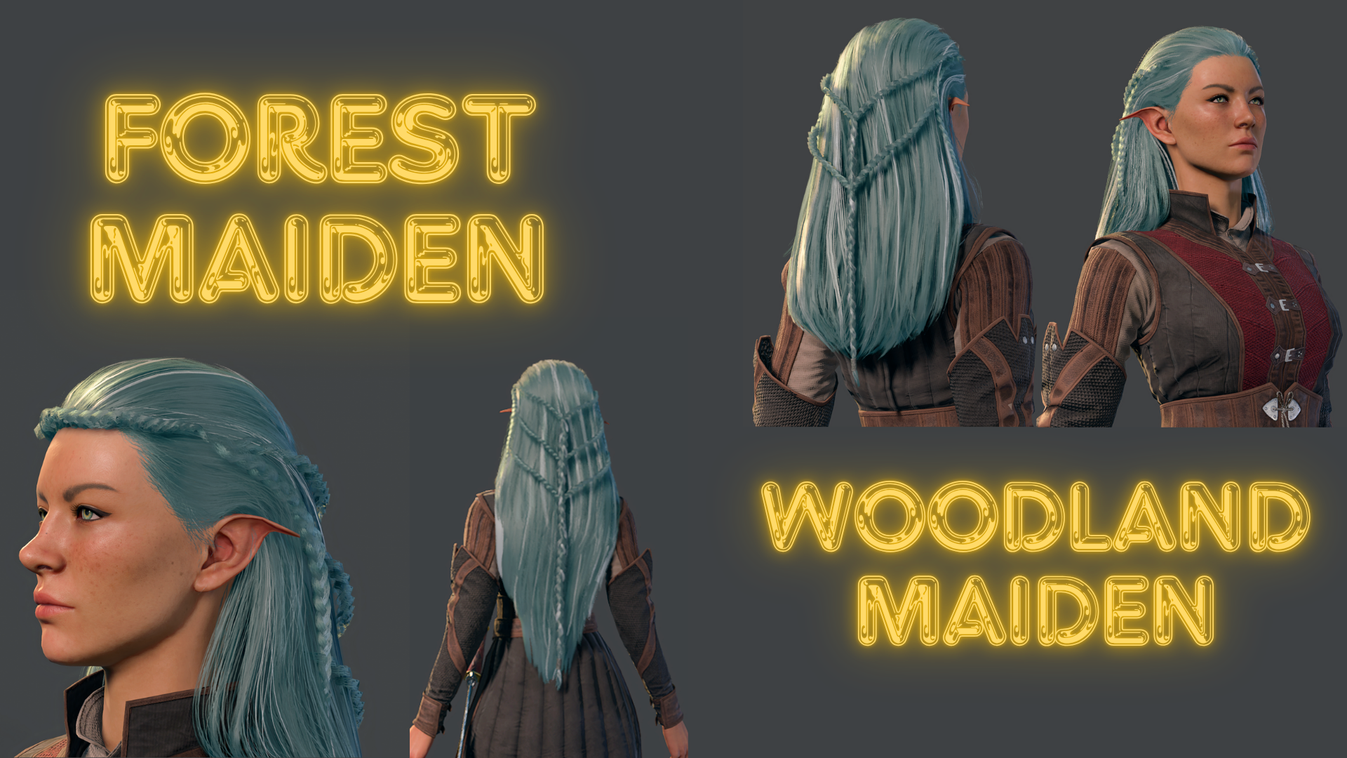 Poesielibre 的奇幻发型 (Poesielibre’s Fantastical Hairstyles)