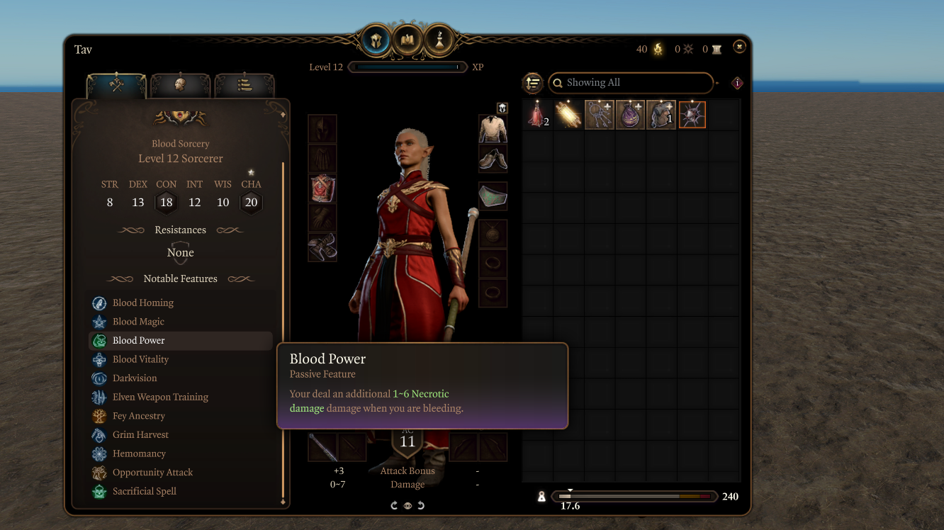 血法师 – 新的术士分支 (Blood Sorcery –  A Sorcerer subclass)