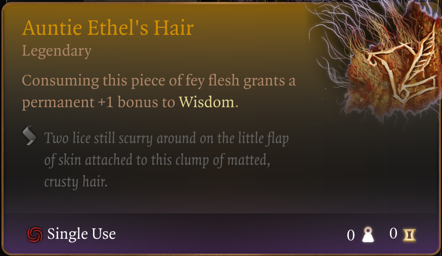 艾瑟尔阿姨的恶心头发 (The Disgusting Hair of Auntie Ethel)