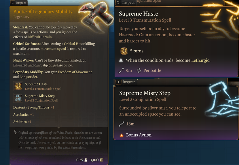 传奇机动靴 (Boots of Legendary Mobility)