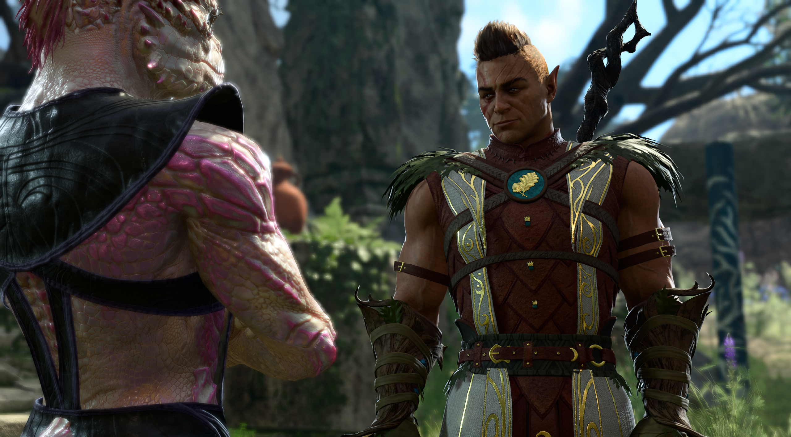 Halsin – 鳄鱼牙莫霍克发型 (Halsin – Piranha Tooth Mohawk)