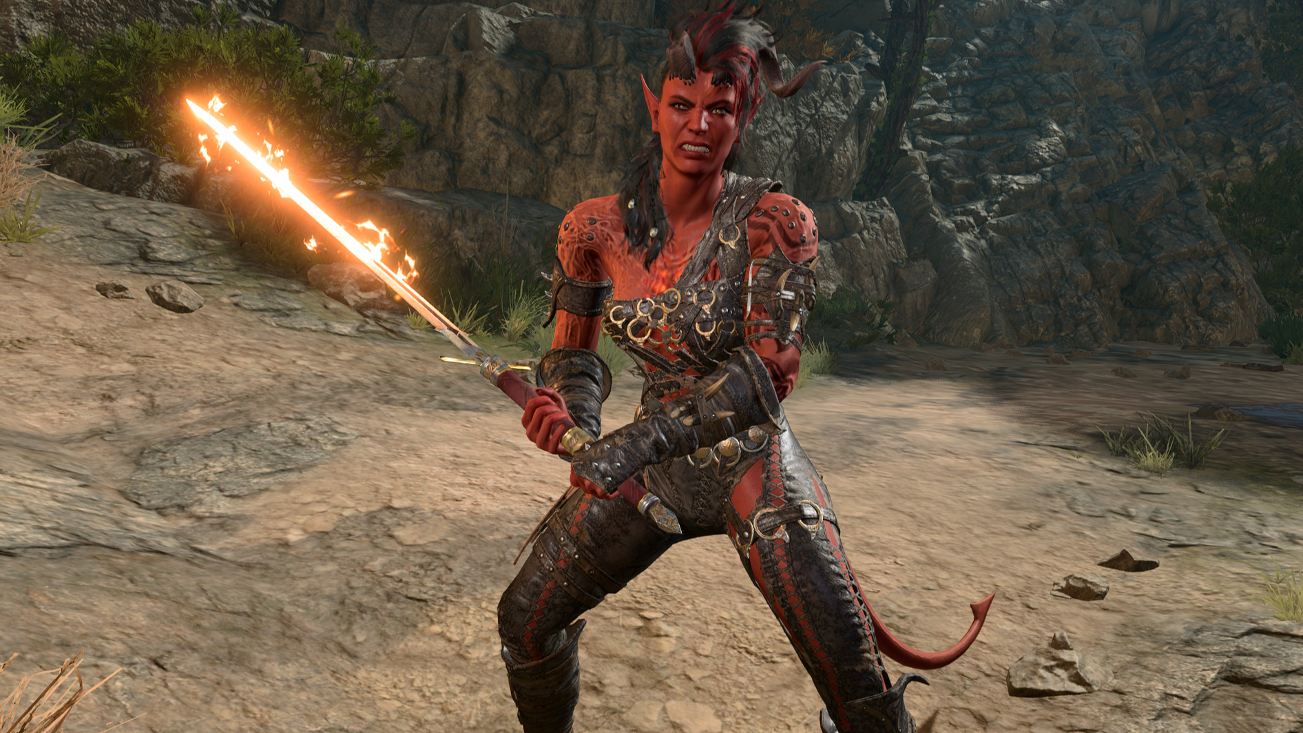 永恒燃烧之刃 – 可升级武器 (EverburnBlade  – Upgradable Weapon)