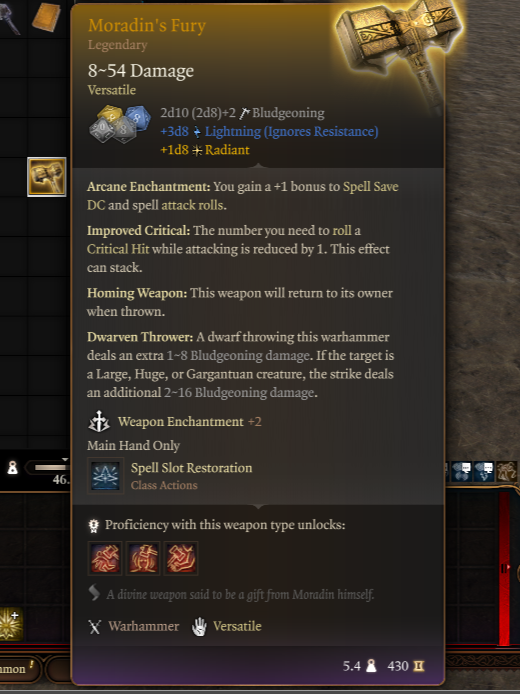 莫拉丁的怒火战锤 (Moradin’s Fury warhammer)