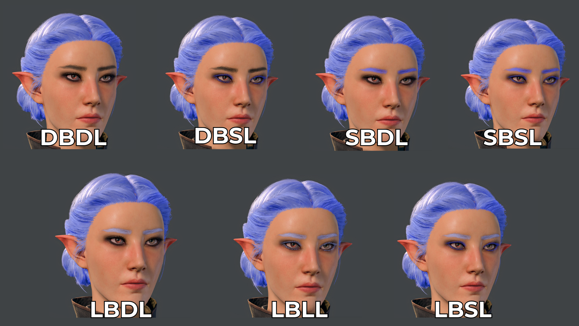 Poesielibre 的奇幻发色 (Poesielibre’s Whimsical Hair Colors)