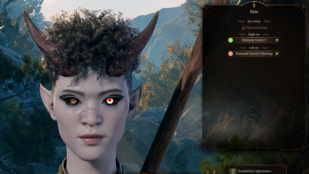 恢复深渊魔裔发光眼睛 (Tiefling Glowing Eyes Restored)