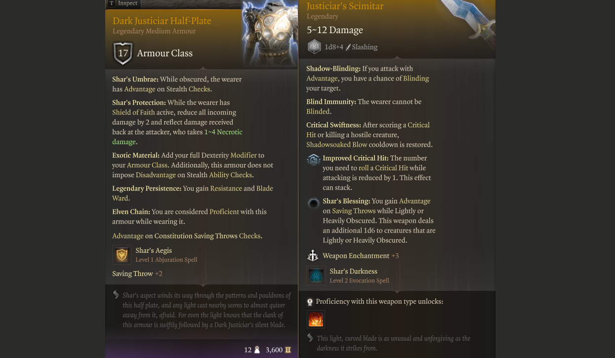 暗黑正义者传奇套装 (Dark Justiciar Legendary Set)