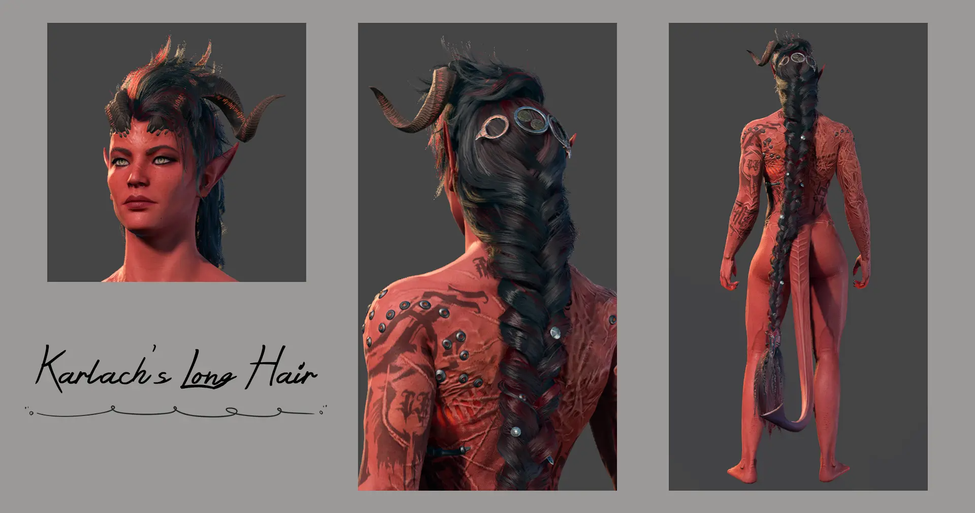 卡尔拉赫的长发 (Karlach’s Long Hair)