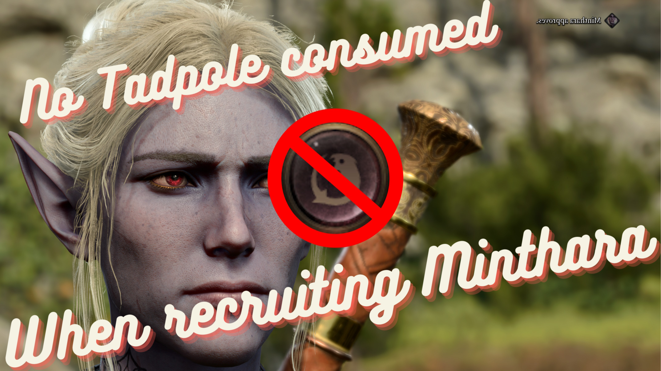 Minthara 自动孵化蝌蚪阻止器 (Minthara No Auto Consume Tadpole)