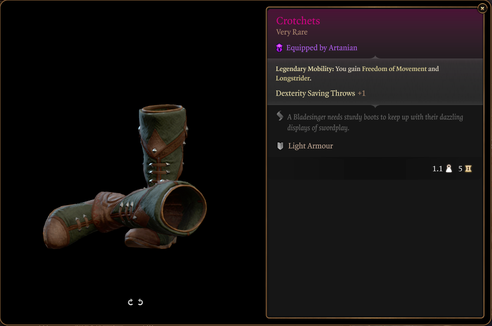 刀剑吟唱者装备 (Raiment of the Bladesingers)